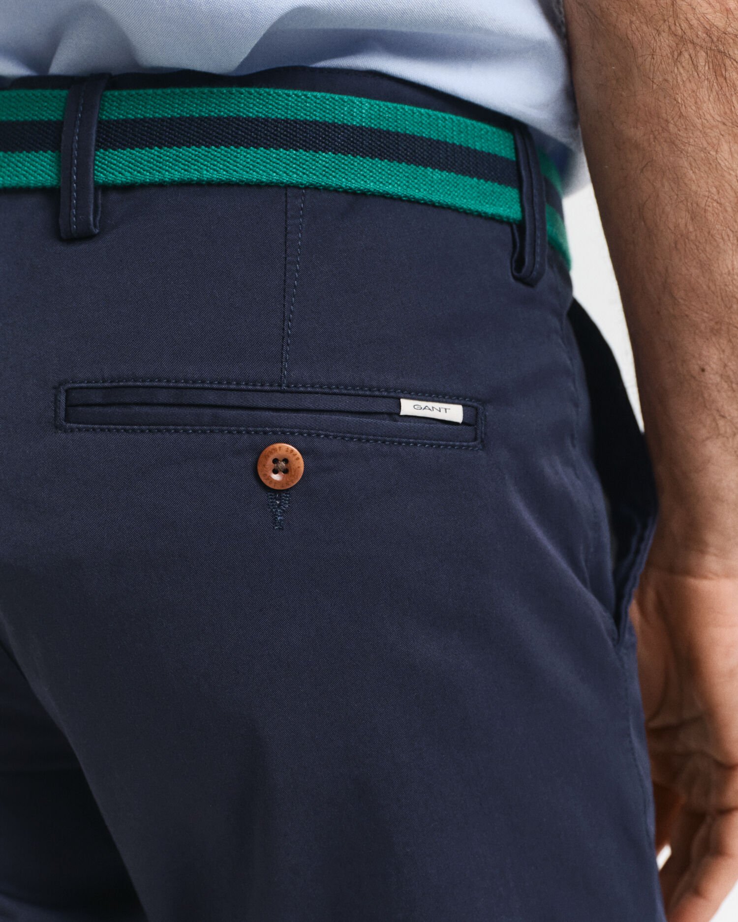 Pantalones chinos Slim Fit de sarga