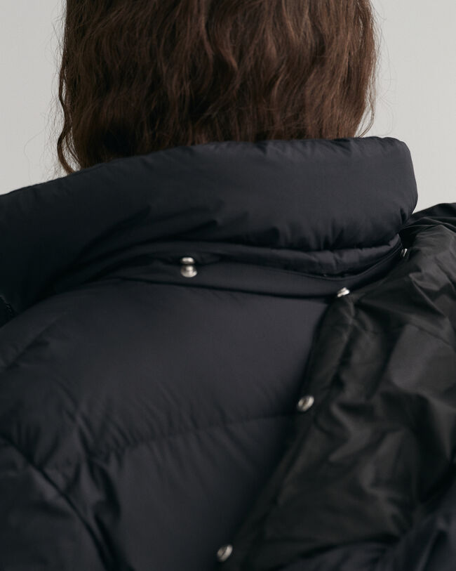 Abrigo de largo completo y plumón