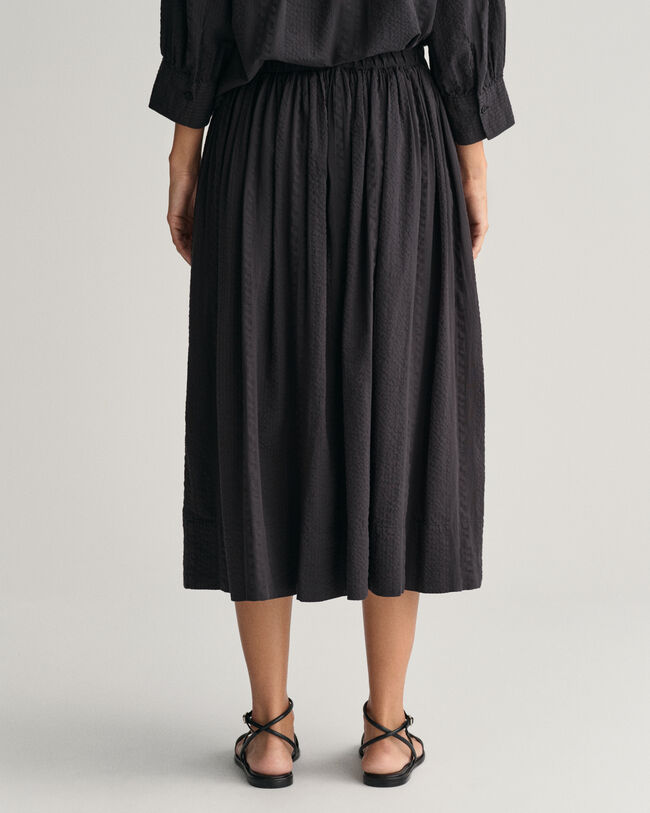 Falda Pull-On de rayas Seersucker