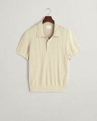 Jersey tipo polo Pointelle Textured