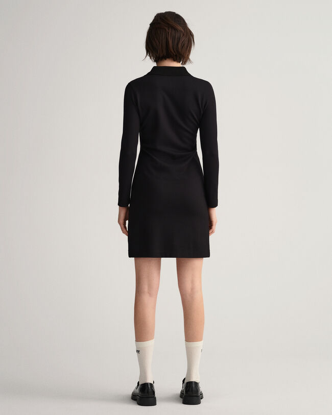 Vestido tipo polo de punto