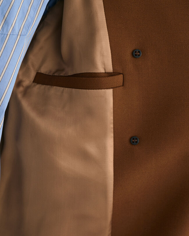 Gabardina en mezcla de lana