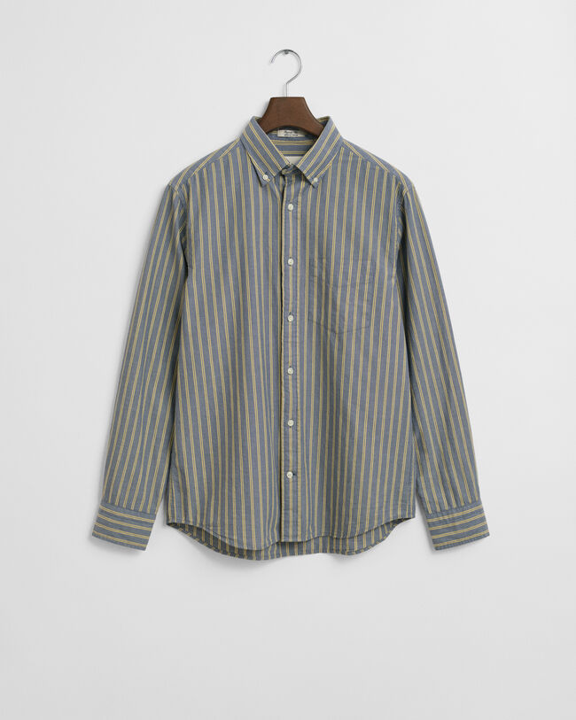 Camisa Regular Fit de popelina a rayas Archive