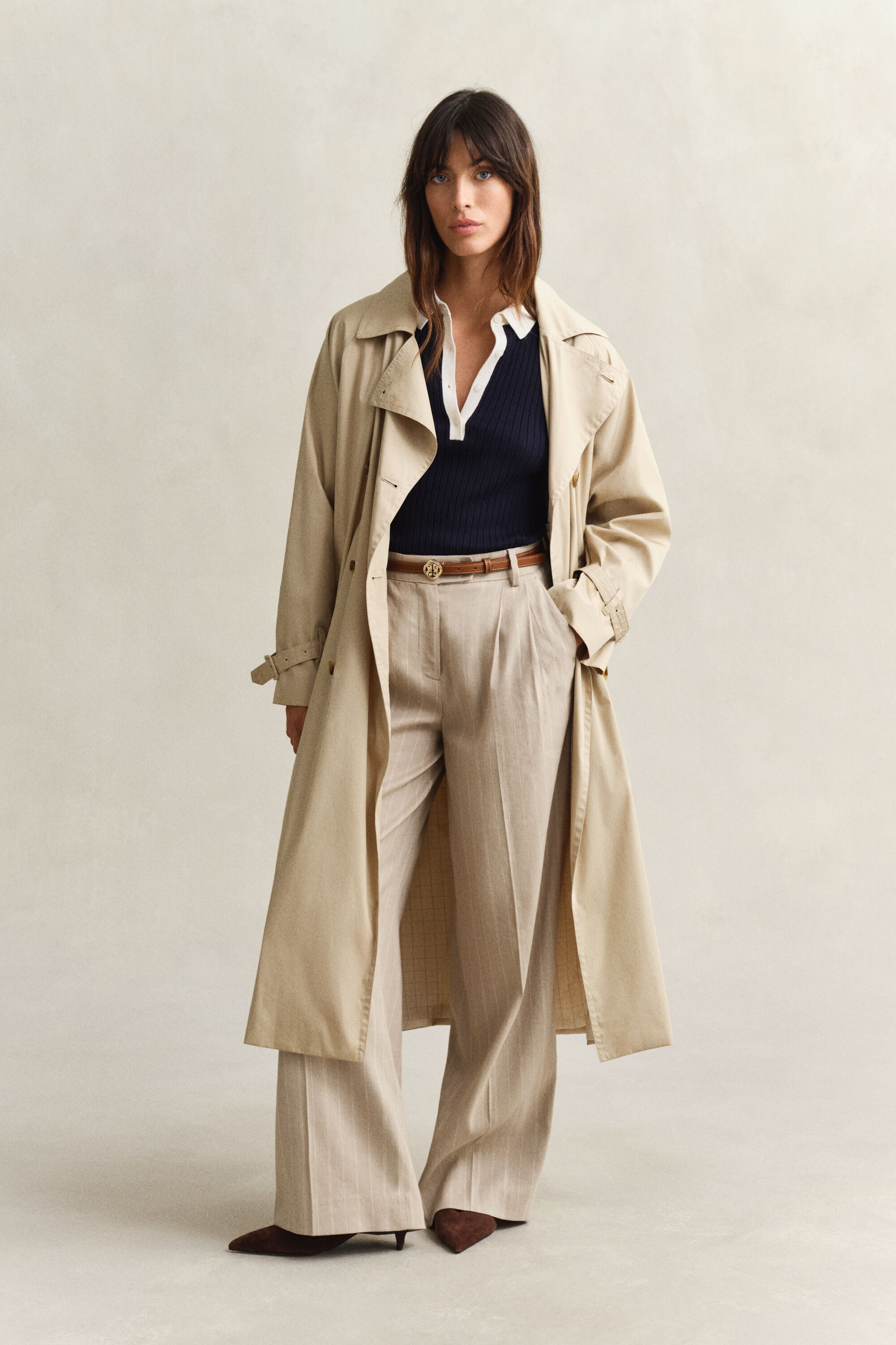 Rugger de manga corta acanalado