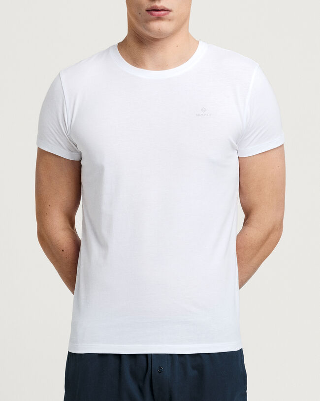 Paquete de dos camisetas de cuello redondo