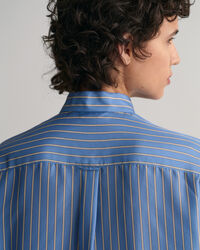 Blusa de seda a rayas con lazada