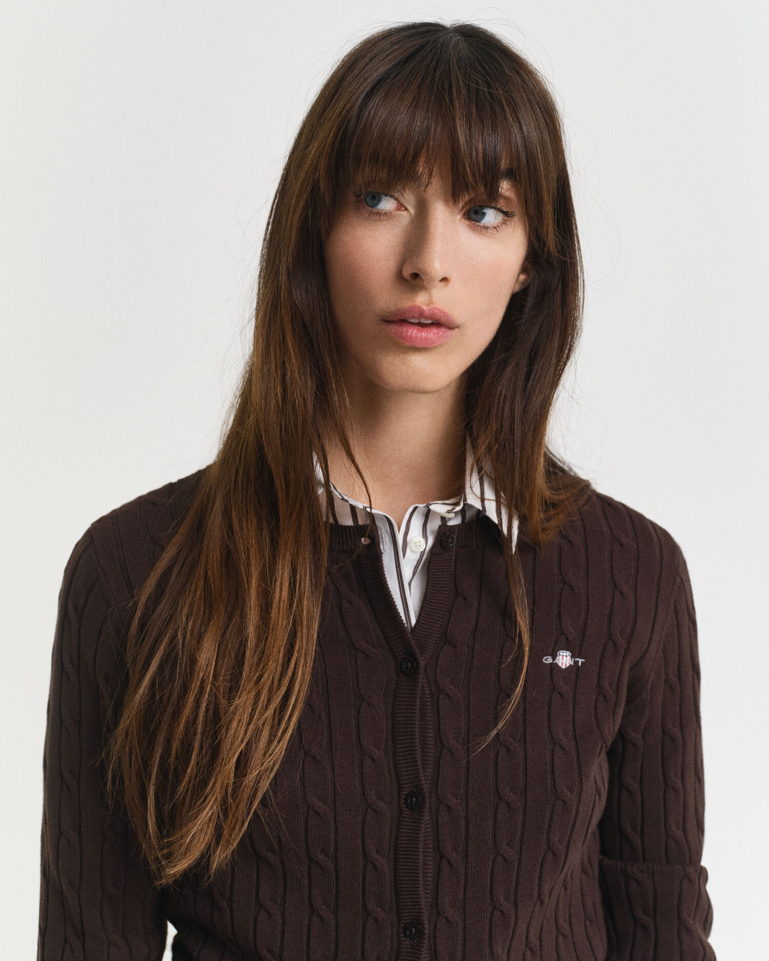 Cárdigan de punto de ochos