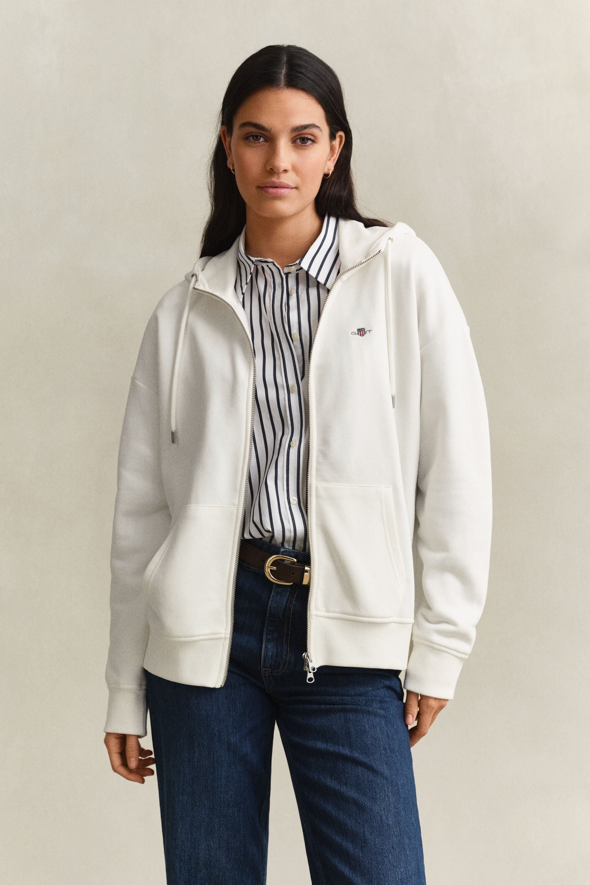 Sudadera con capucha y cremallera Shield