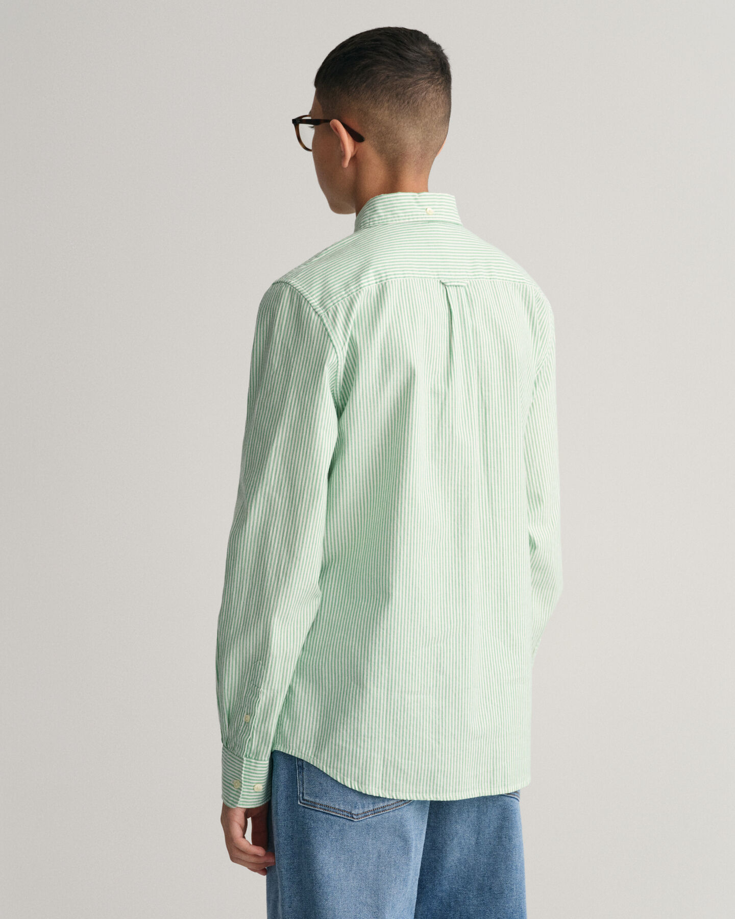 Camisa Oxford con raya Teen Boys