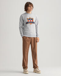 Sudadera de cuello redondo Banner Shield