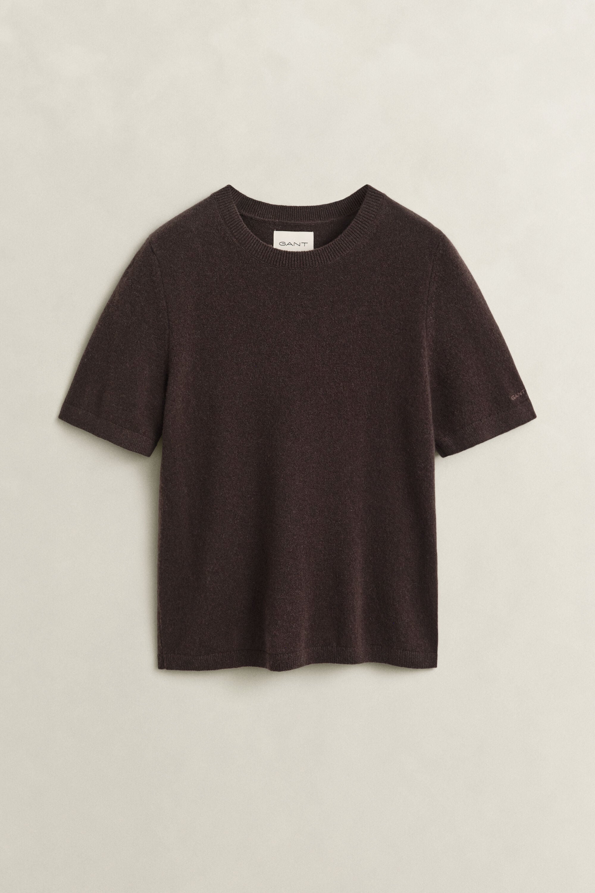 Jersey de cachemir con manga corta