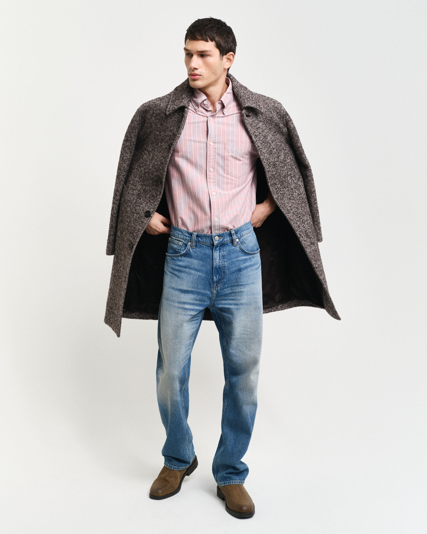 Camisa Oxford Relaxed Fit Heritage a rayas