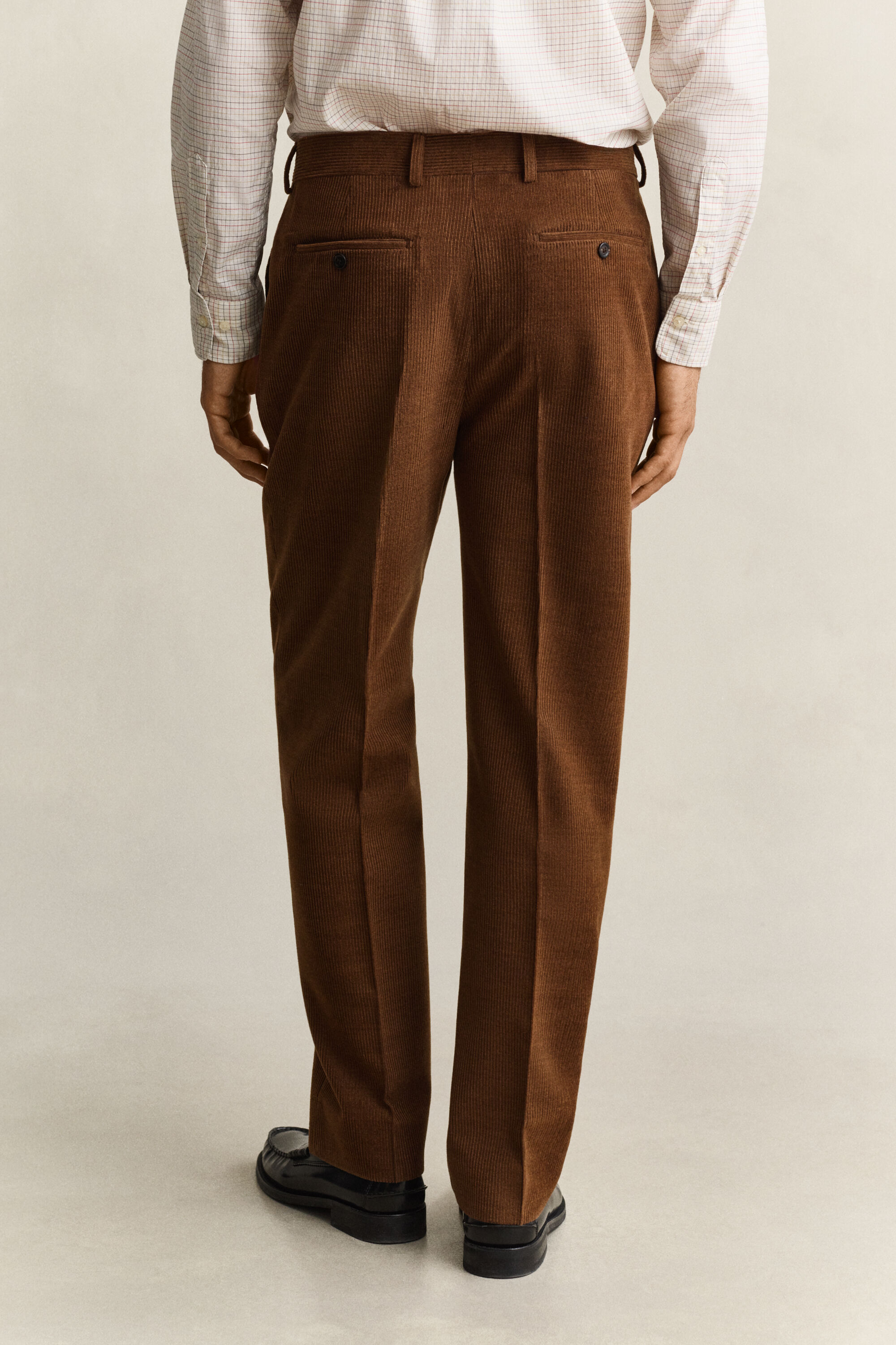 Pantalones de traje de pana de lana Gant x Yale
