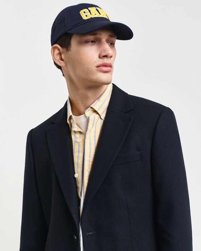 Americana de traje con diseño de espiga