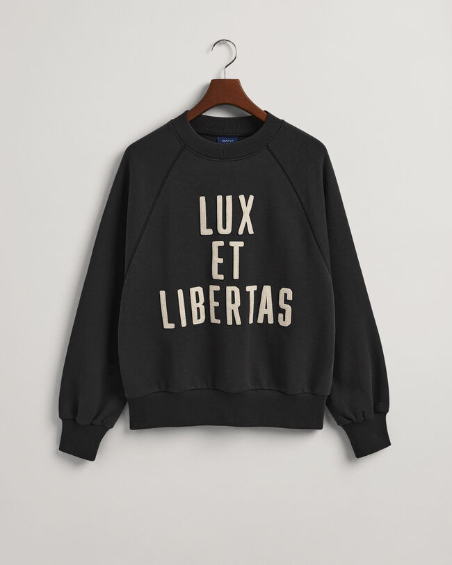 Sudadera de cuello redondo Luxe
