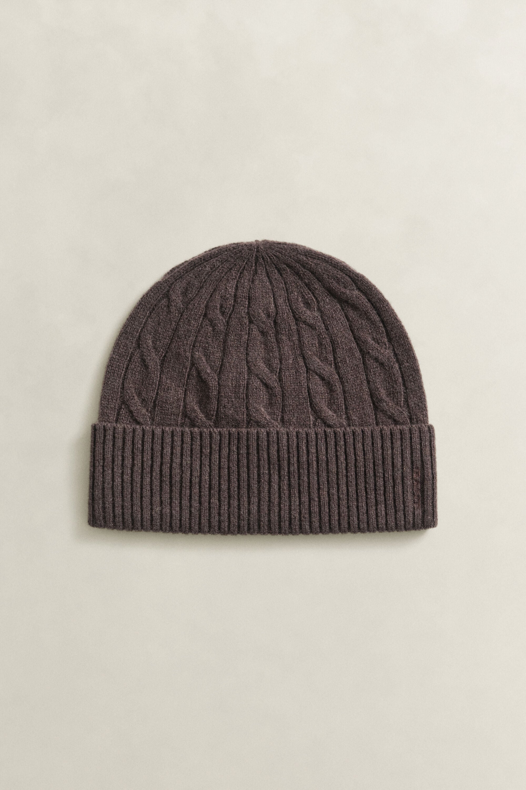Gorro de punto de ochos de lana