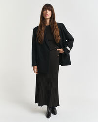 Falda de punto acanalado en contraste