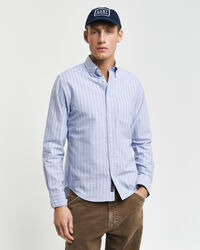 Camisa Oxford cl&aacute;sica Regular Fit a rayas