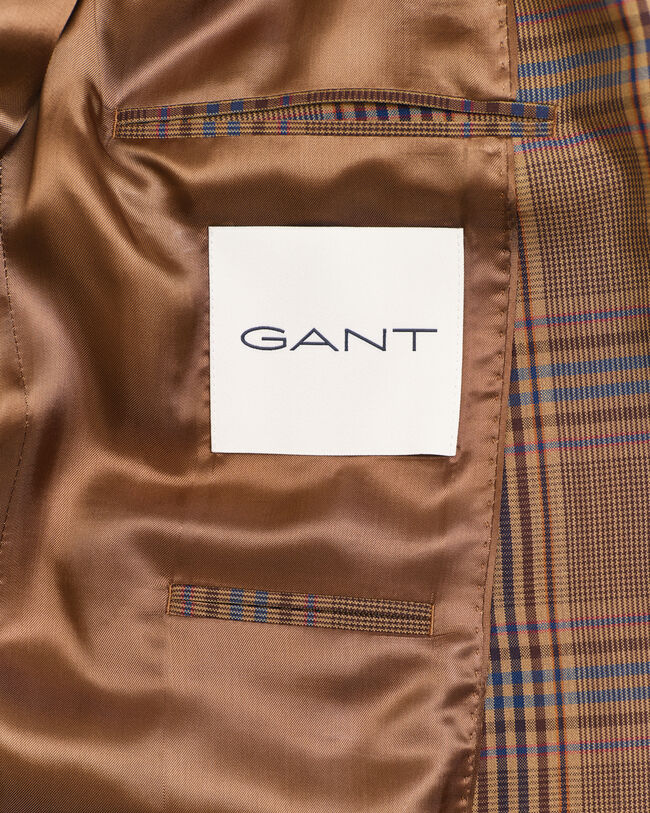 Americana Relaxed Fit de lana a cuadros