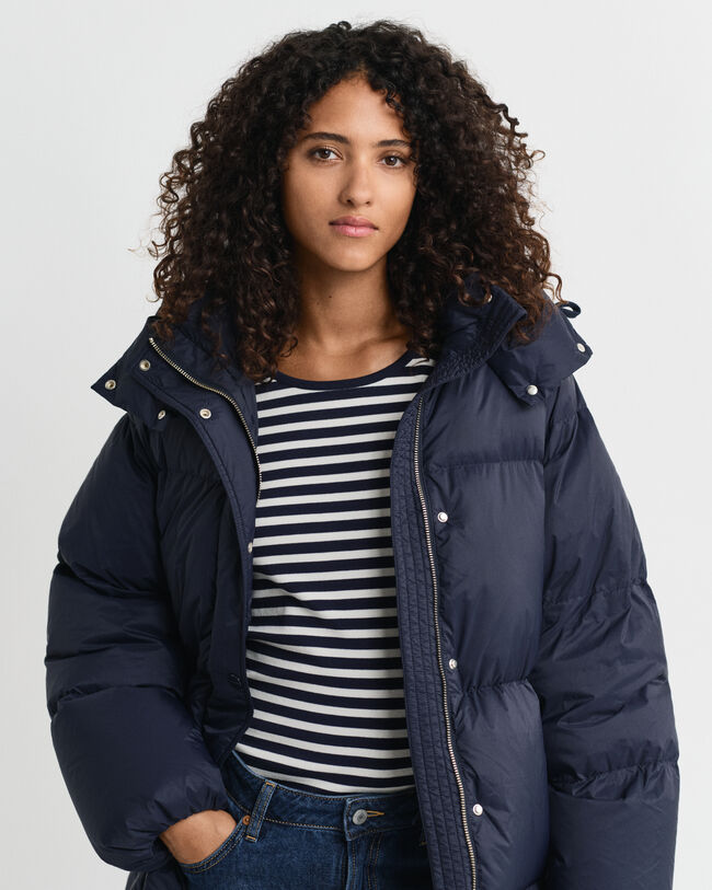 Abrigo de plumón de largo completo