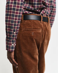 Camisa Regular Fit de sarga ligera a cuadros