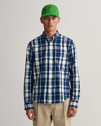 Gorra de sarga de algodón de perfil alto