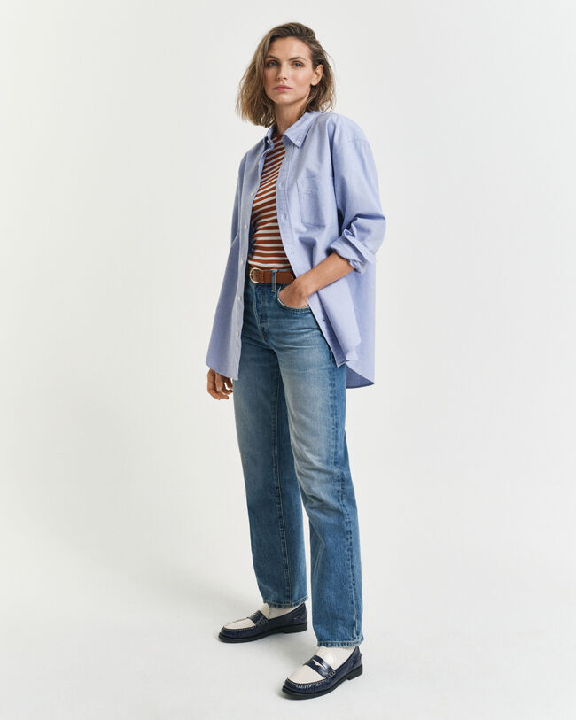 Camiseta acanalada de rayas