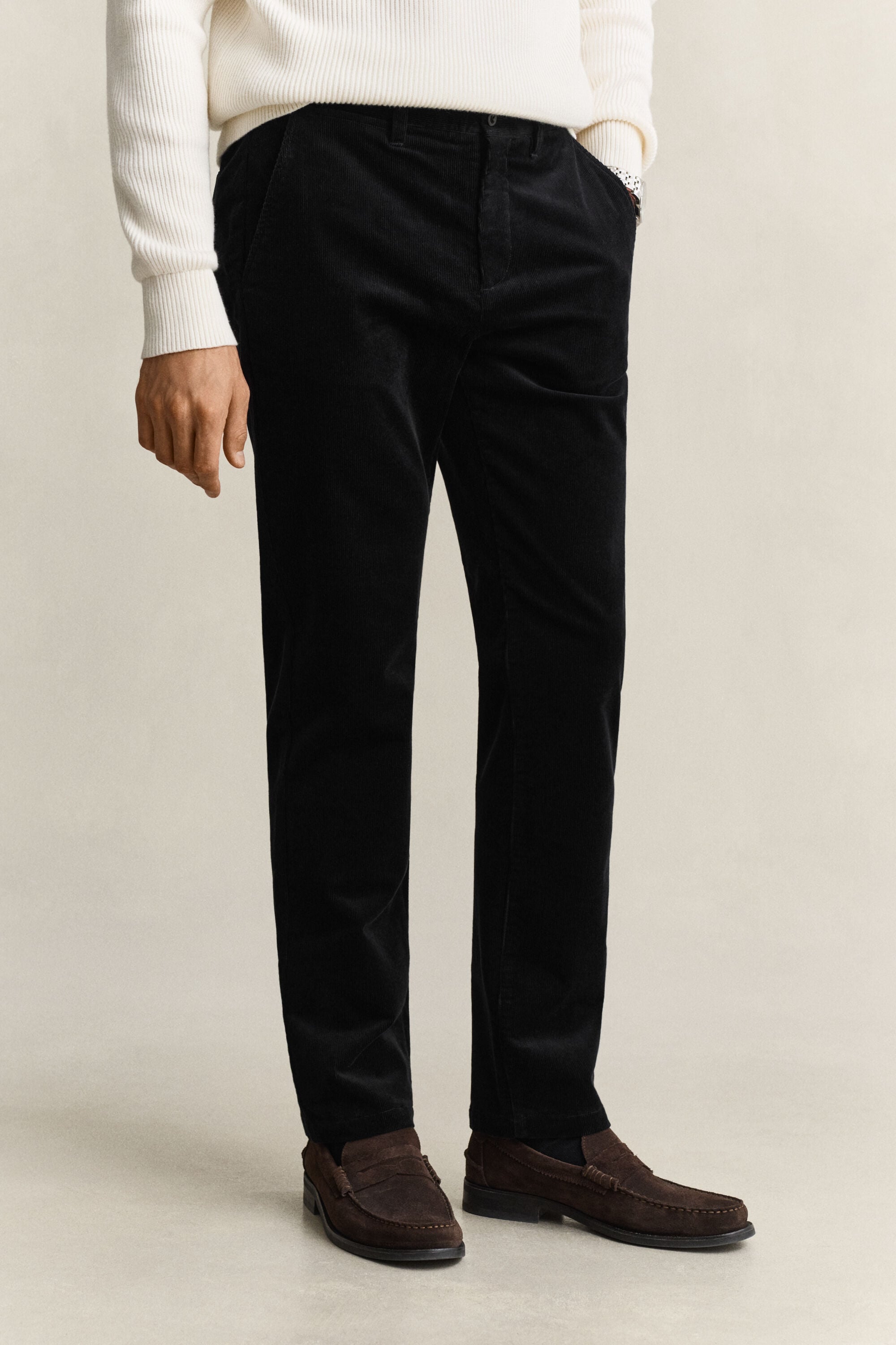 Pantalones chinos Regular Fit de pana