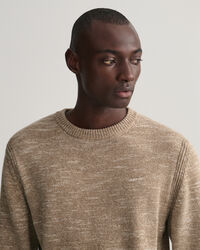 Jersey de cuello redondo en hilo retorcido