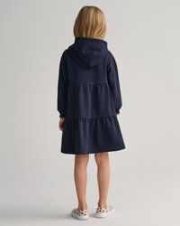 Vestido estilo sudadera con capucha escalonado GANT USA Girls