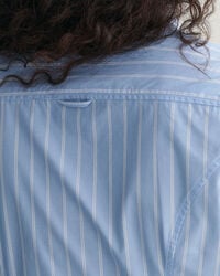 Vestido camisero midi a rayas