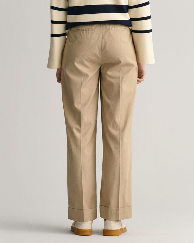 Pantalones chinos Relaxed Fit con el bajo vuelto