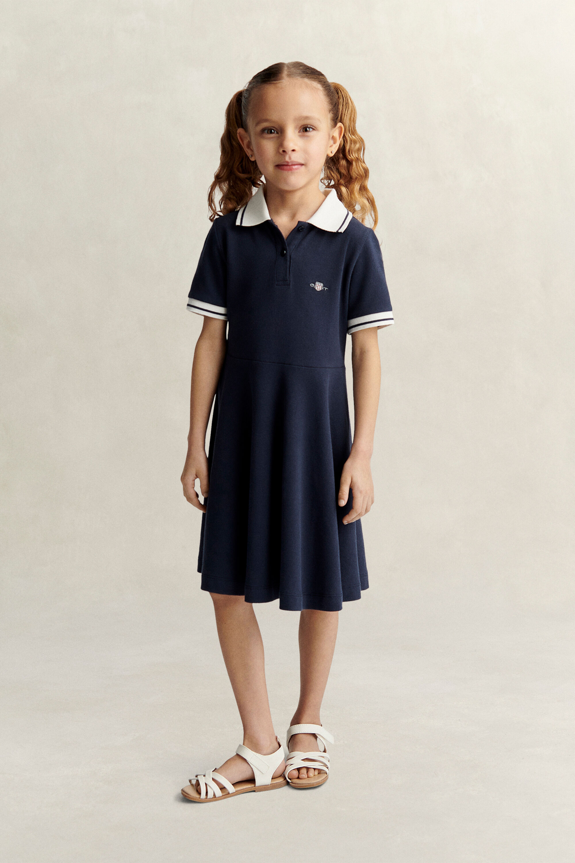 Vestido tipo polo Shield Girls