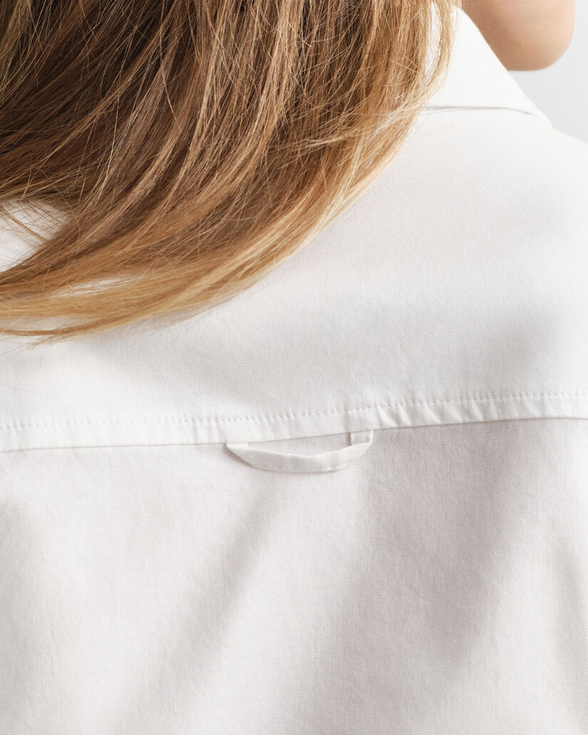 Camisa Oxford Slim Fit elástica