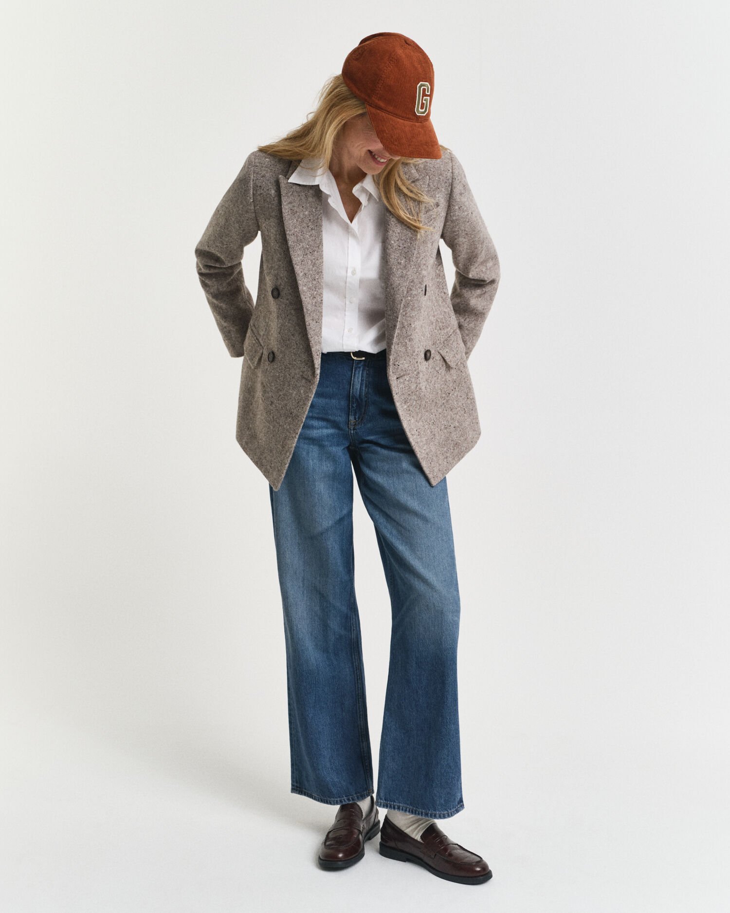 Americana Regular Fit de lana con textura