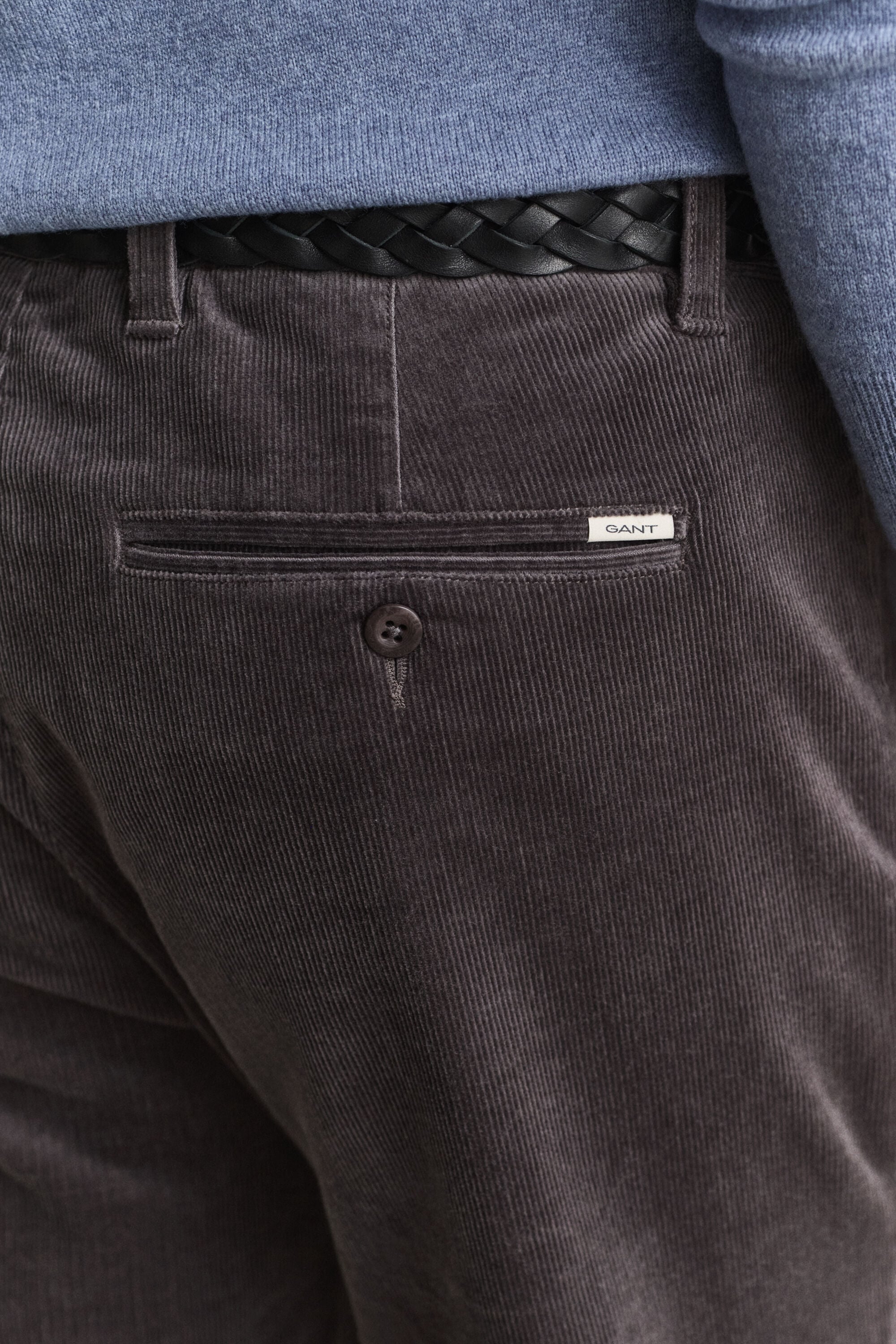 Pantalones chinos Regular Fit de pana