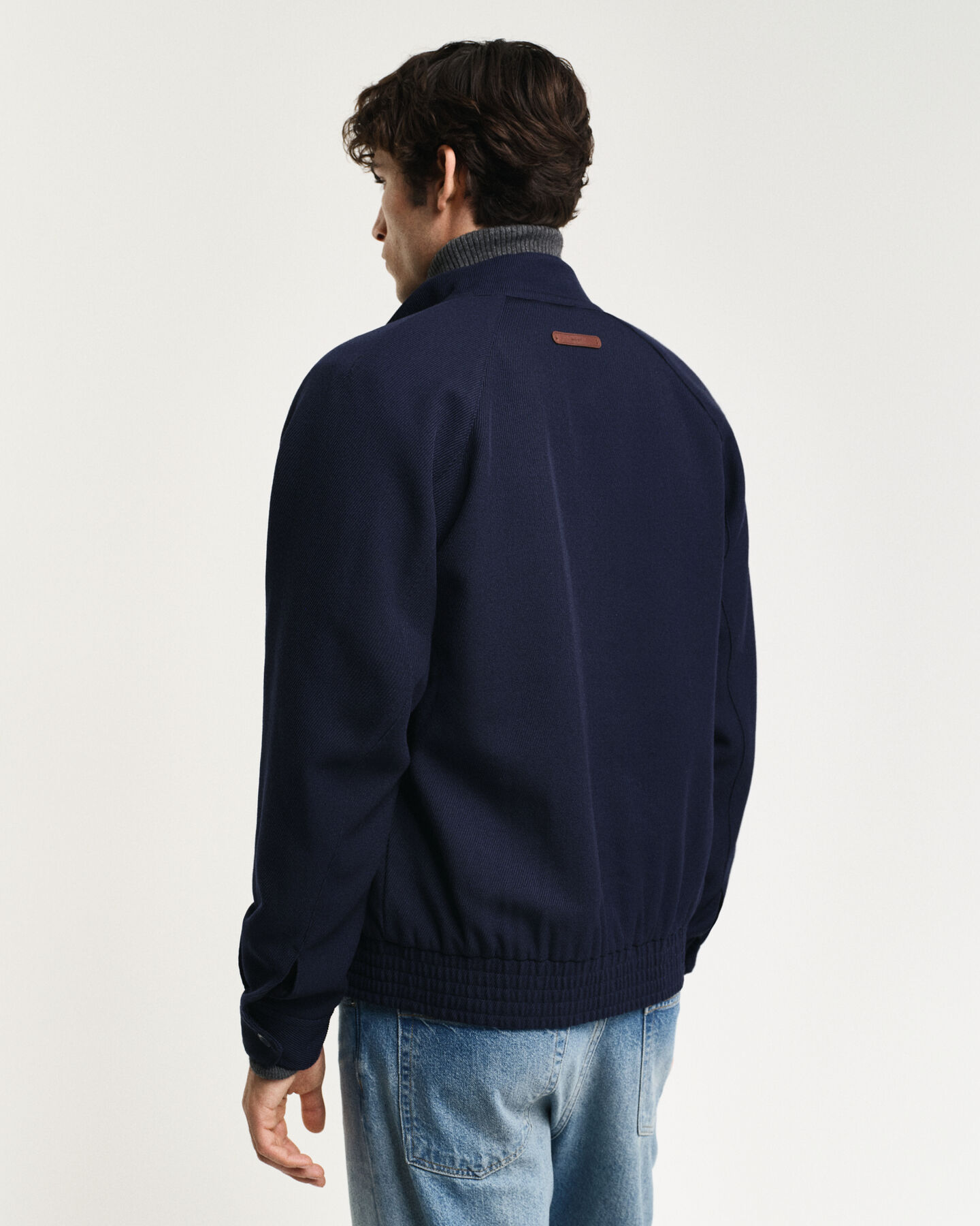 Cazadora Harrington en mezcla de lana