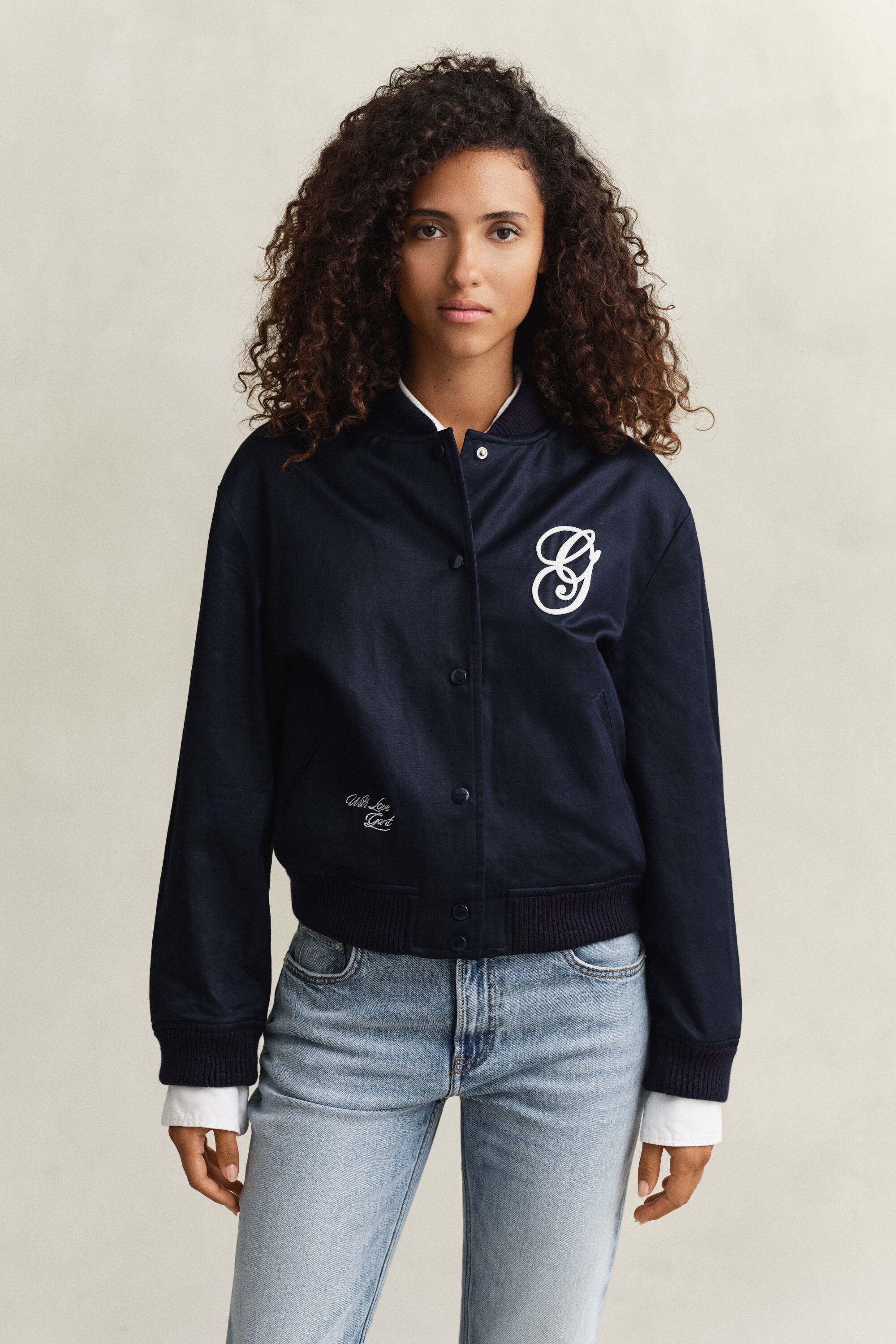 Gant Varsity Jacket de satén