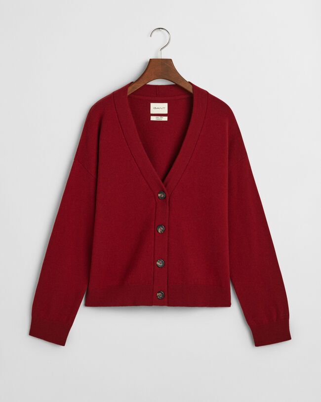 C&aacute;rdigan de lana de oveja muy fina