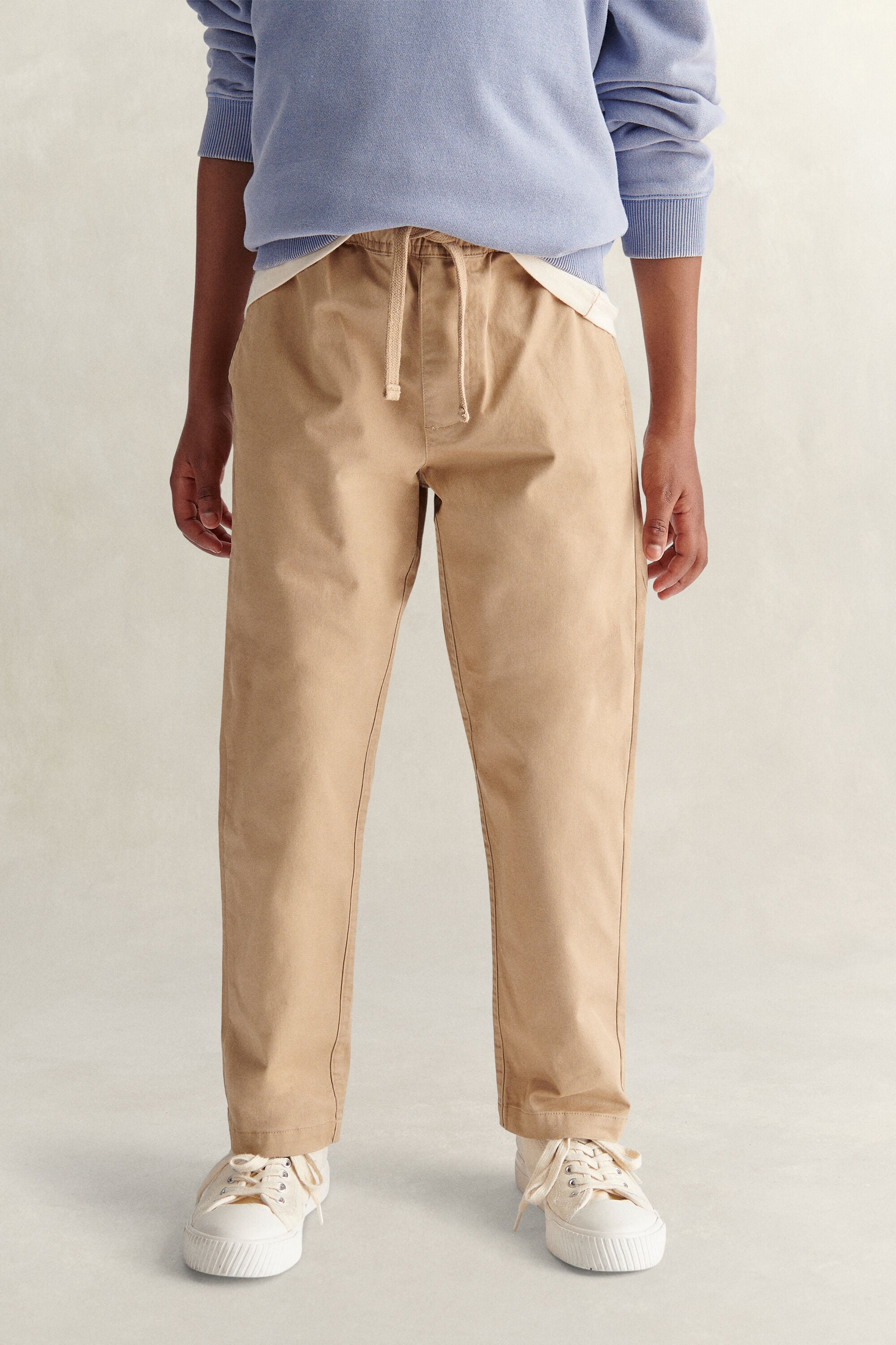 Pantalones chinos con cordón ajustable Teen Boys