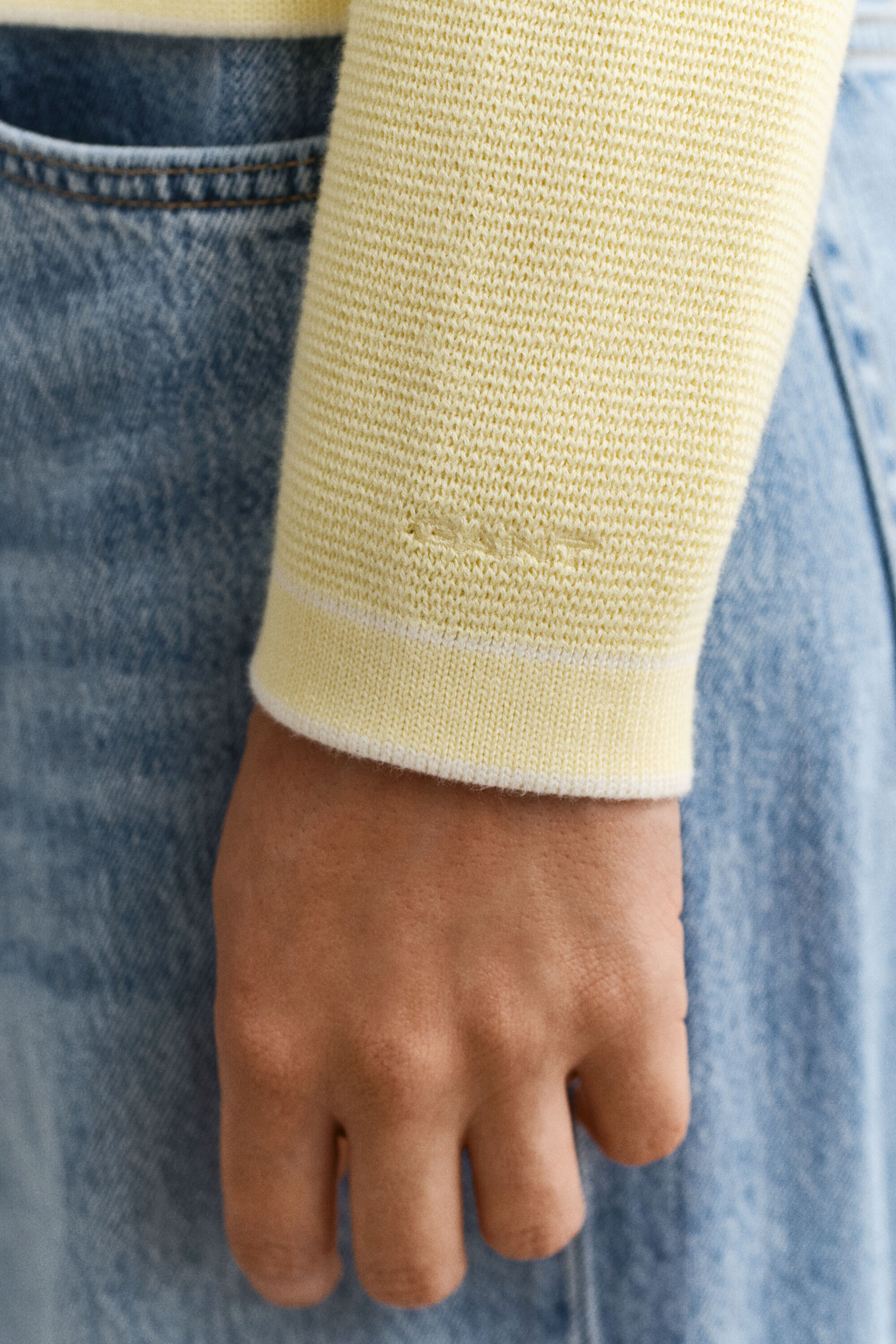 Chaqueta de punto de algodón