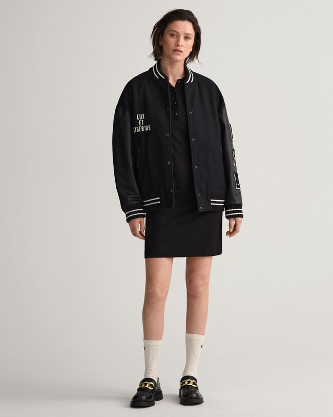 Vestido tipo polo de punto