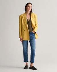 C&aacute;rdigan de cuello de pico con dise&ntilde;o de espiga