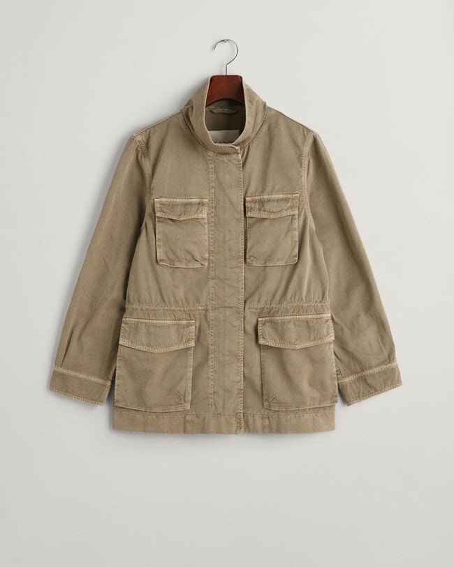 Cazadora militar teñida en prenda