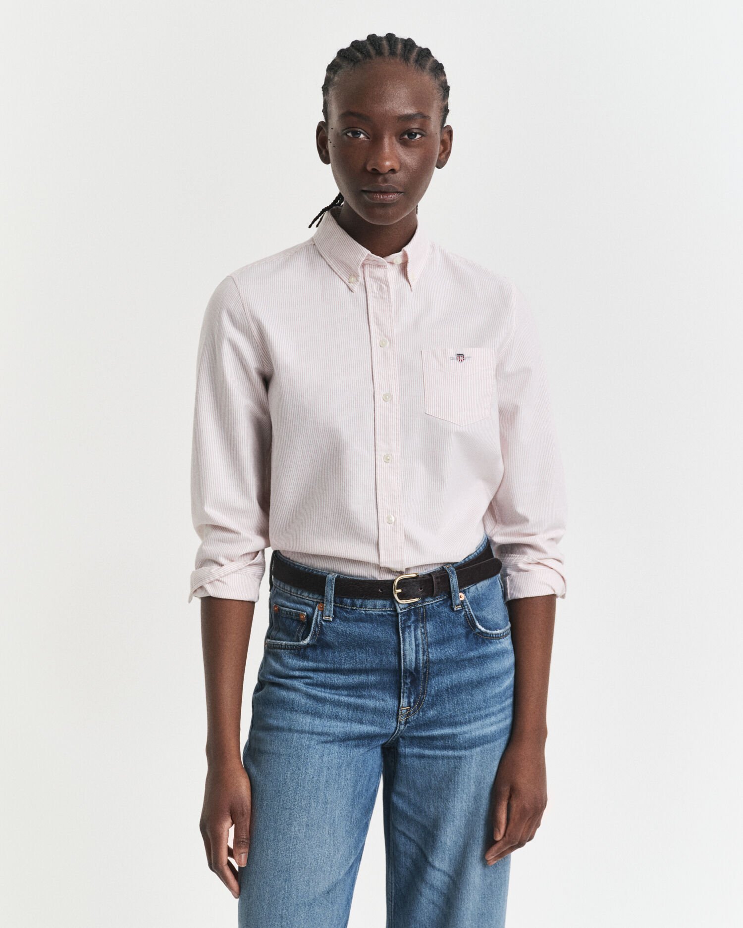 Camisa Oxford Regular Fit clásica a rayas