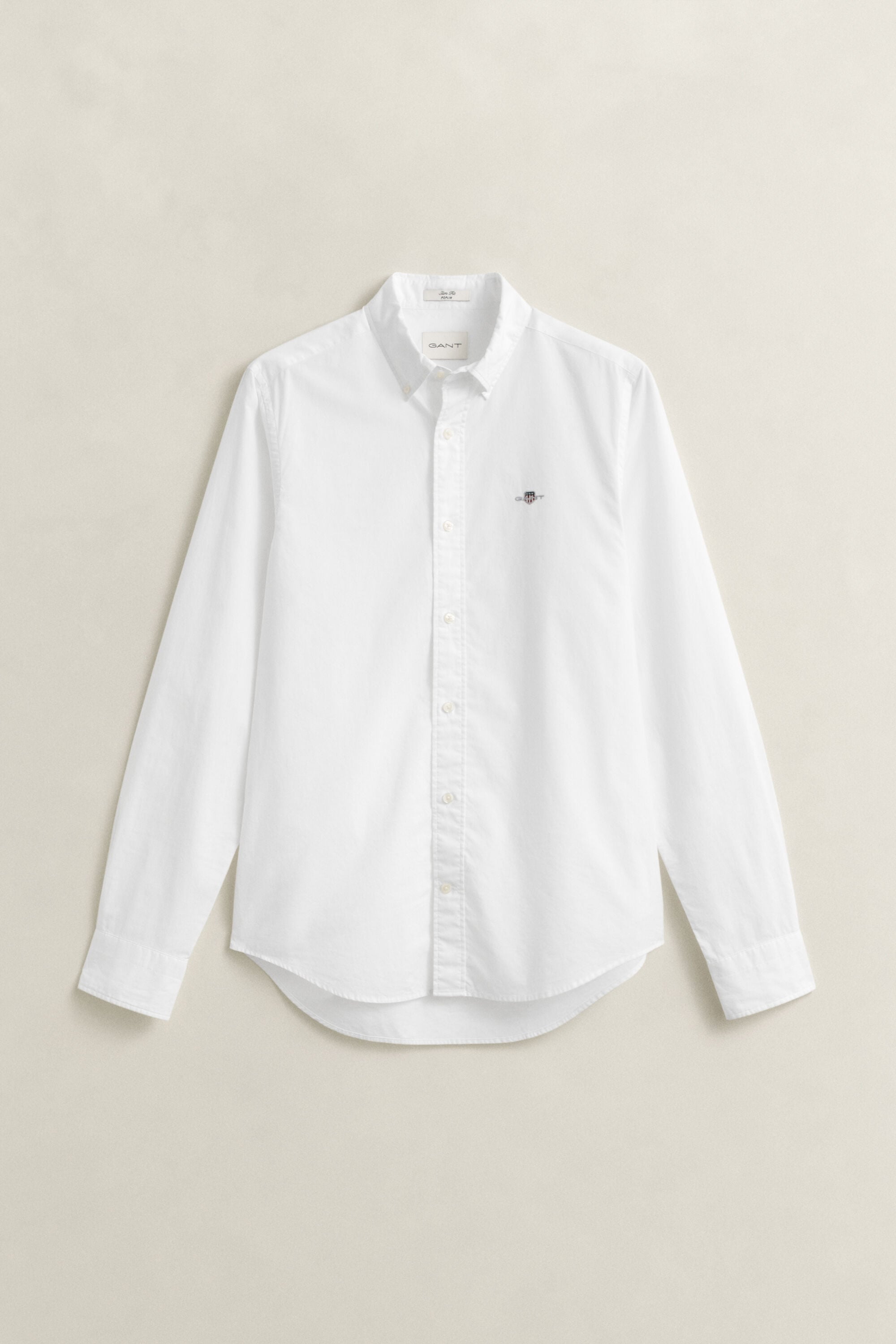 Camisa de popelina Slim Fit clásica