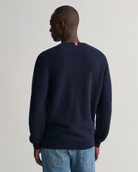 Jersey ligero con cuello redondo Texture