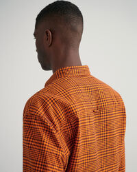 Camisa extragrande de algodón Houndstooth