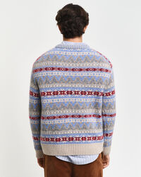 Jersey de cuello redondo Fair Isle
