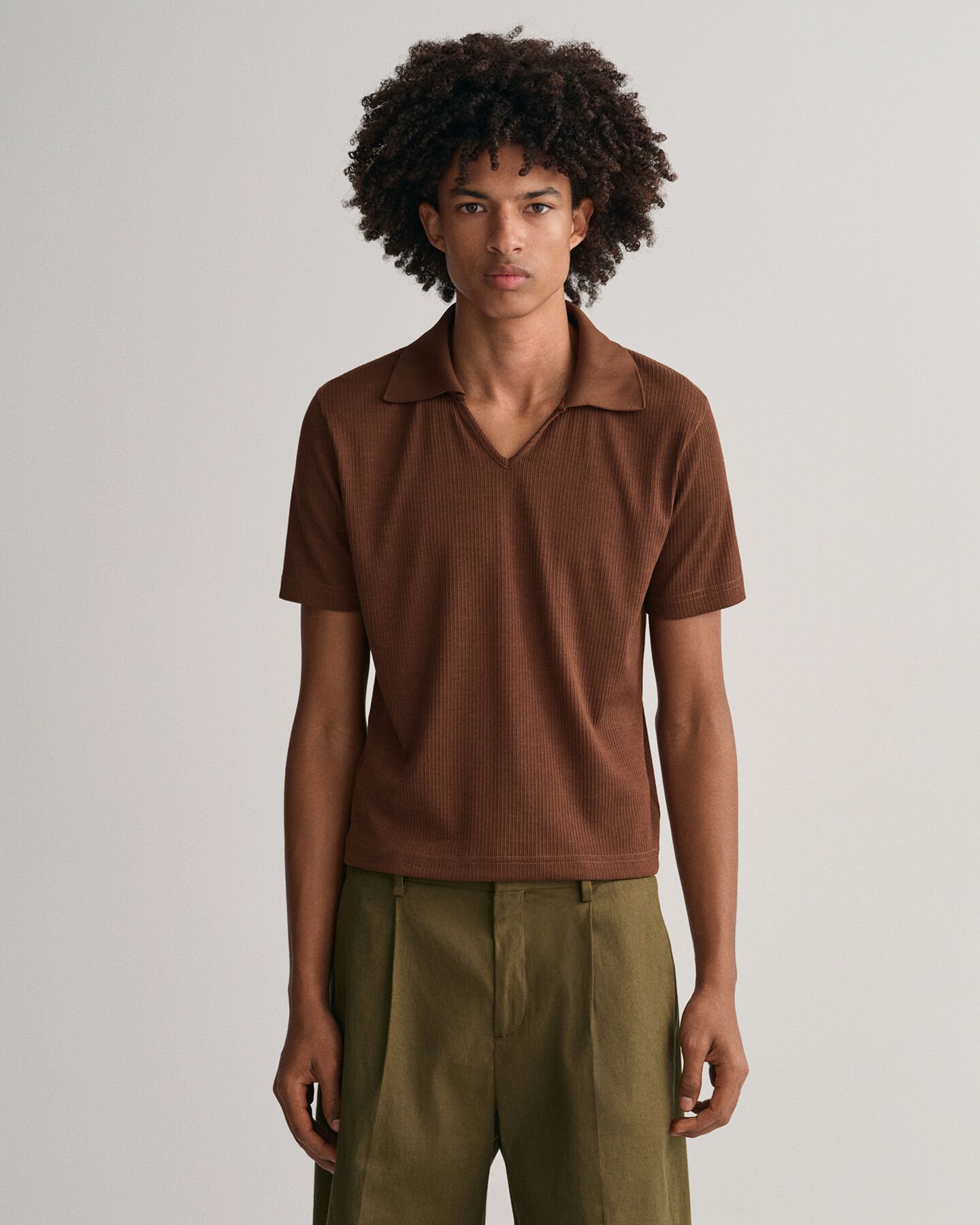 Polo de piqu&eacute; de inspiraci&oacute;n setentera